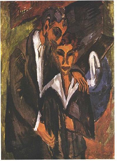 Ernst Ludwig Kirchner Graef and friend china oil painting image